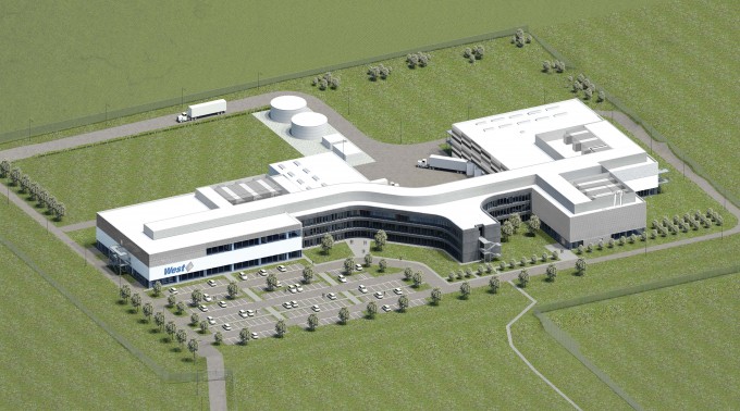 3D drawing of West Pharmaceutical Products Expansion Waterford